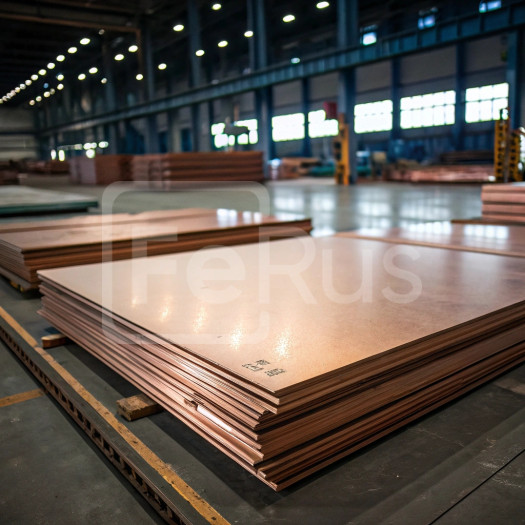 Лист медный 2х1000х2000 мм OF-OK ГОСТ 15471-2014