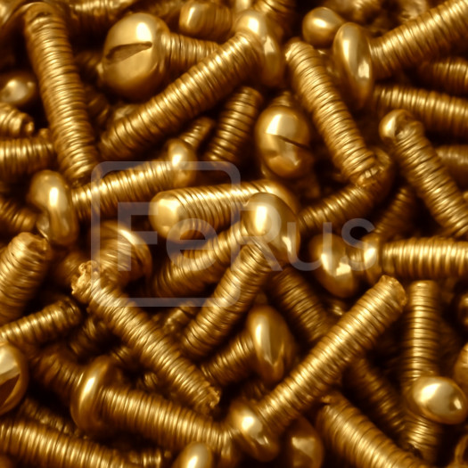 Винт латунный М14 шаг резьбы 1,5 мм ЛС59-1 ГОСТ 1759.0-87