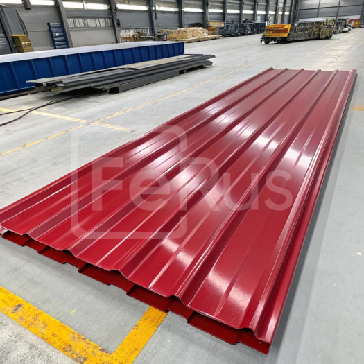 Профнастил С8 полиэстер (Zn100-180) 0,65х1150х800 мм, RAL 3005