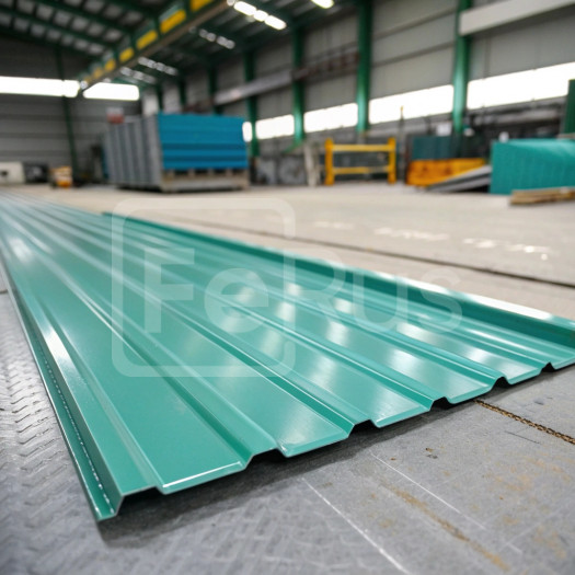 Профнастил С20 полиэстер (Zn100-180) 0,35х1100х1200 мм, RAL 6029