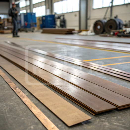 Полоса бронзовая электросварная 0,2х95 мм БрБНТ1,9 ГОСТ 1789-2013